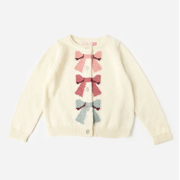 Pink Chicken Other - BNWT Pink Chicken Maude Sweater in Cream Bows